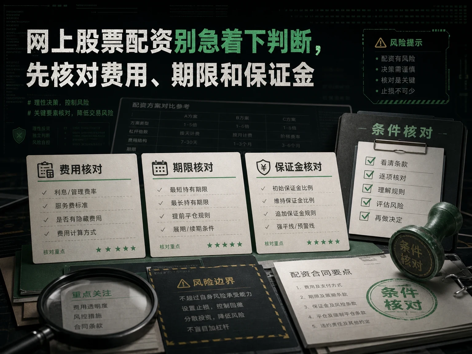 网上股票配资别急着下判断,先核对费用、期限和保证金缩略图