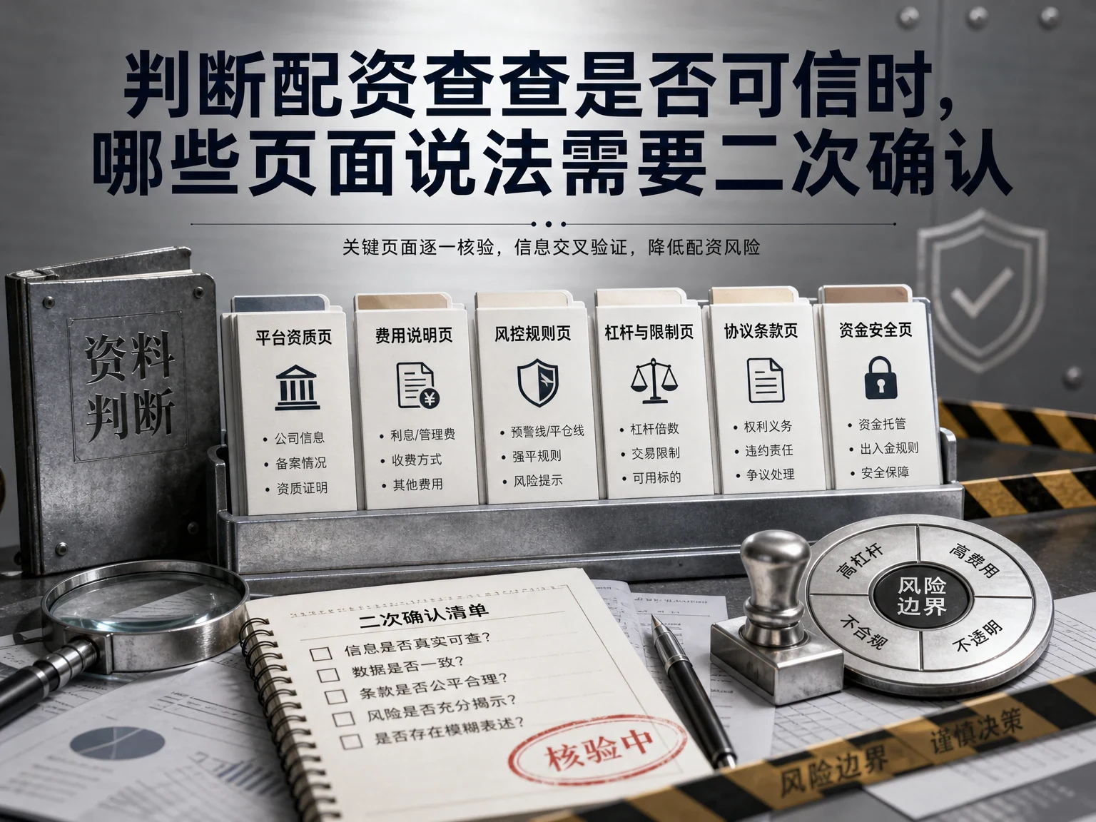 判断配资查查是否可信时，哪些页面说法需要二次确认 插图