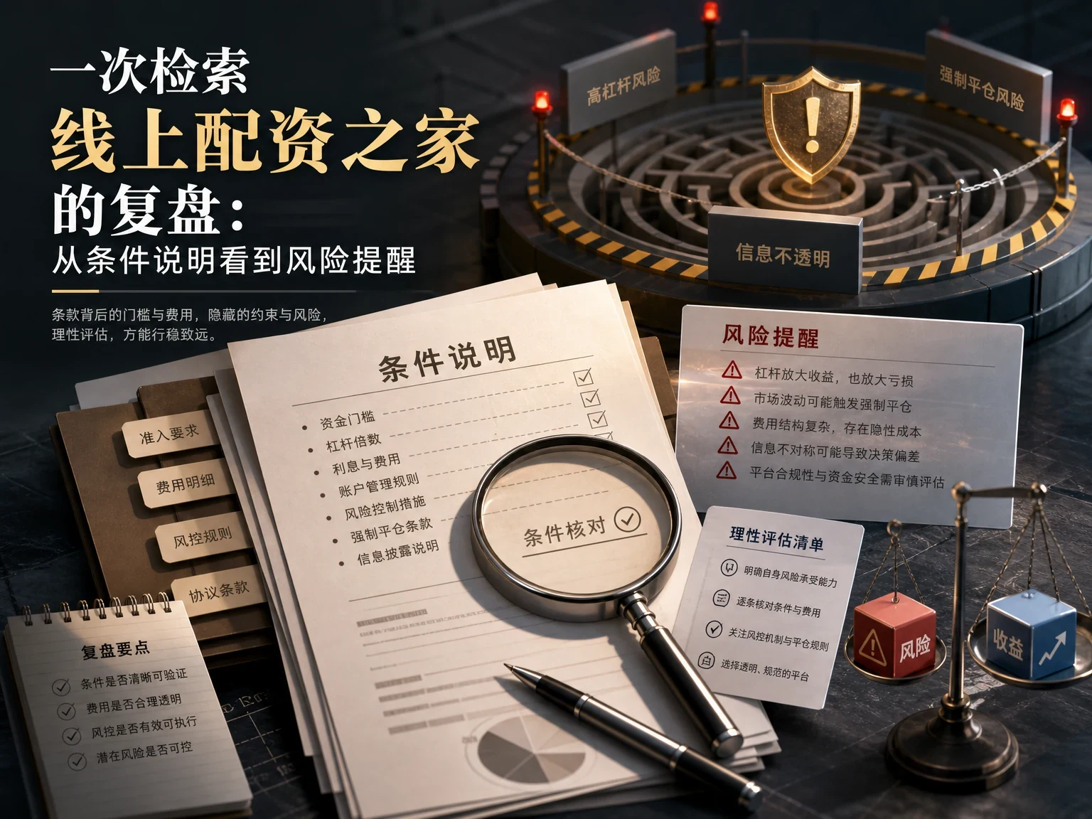 一次检索线上配资之家的复盘:从条件说明看到风险提醒缩略图