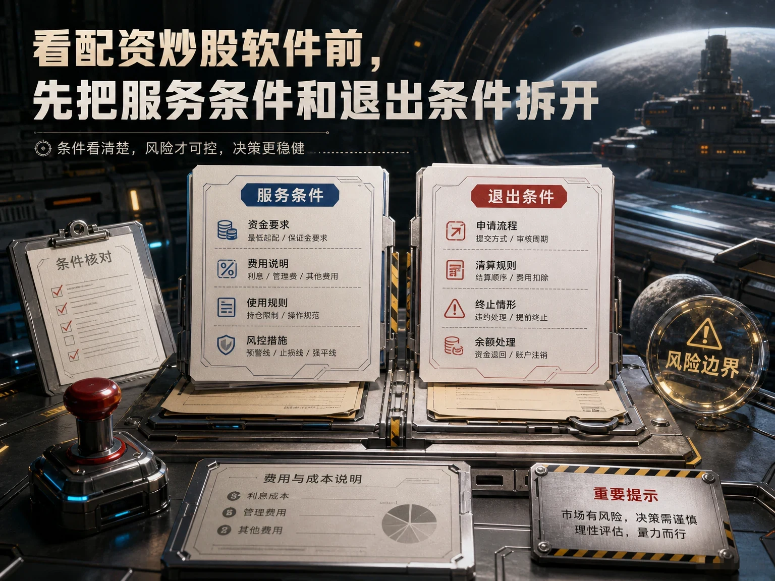 看配资炒股软件前,先把服务条件和退出条件拆开 插图