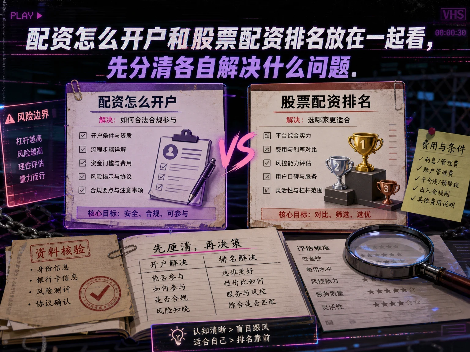 配资怎么开户和股票配资排名放在一起看，先分清各自解决什么问题 插图