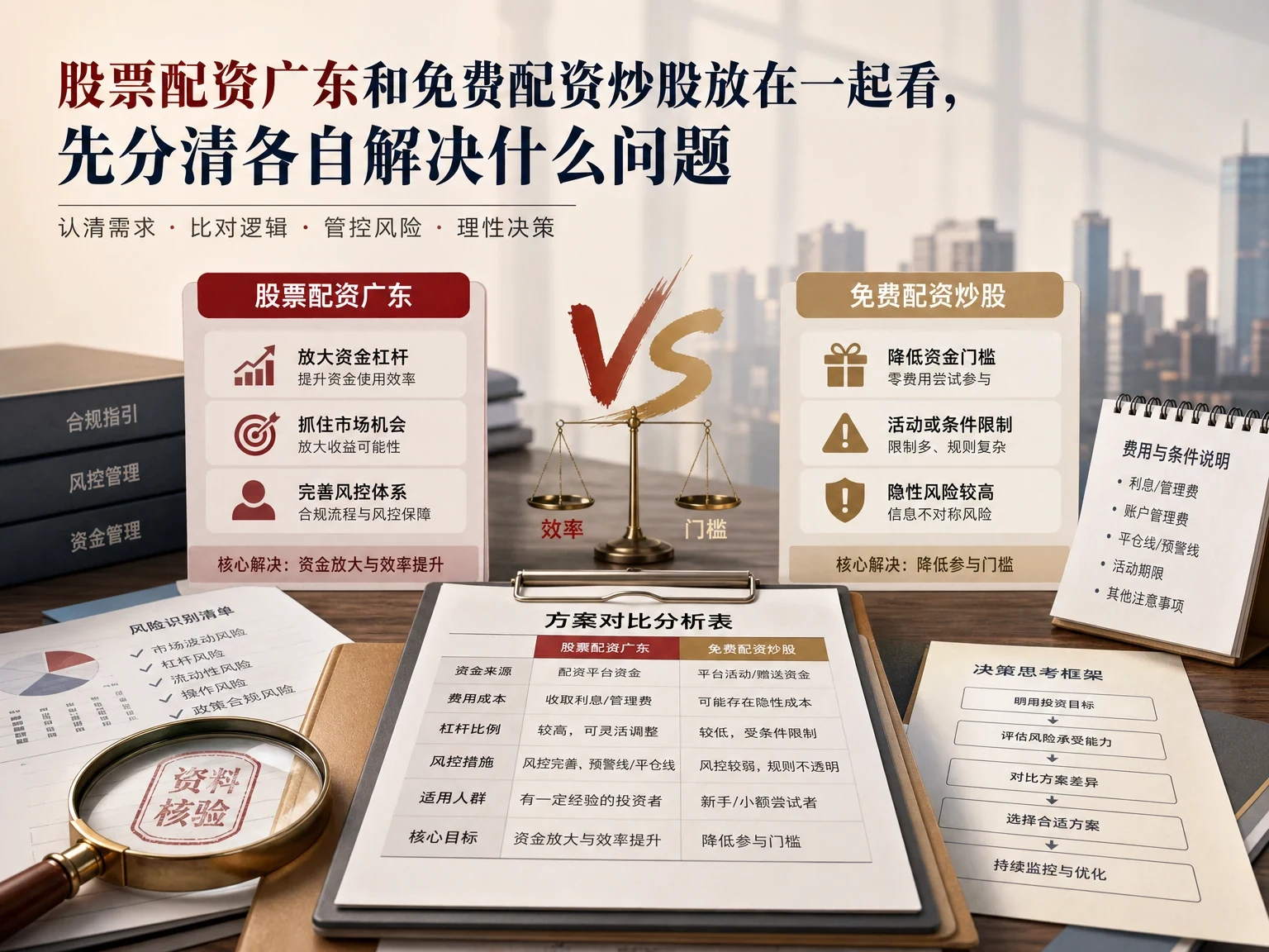 股票配资广东和免费配资炒股放在一起看,先分清各自解决什么问题 插图